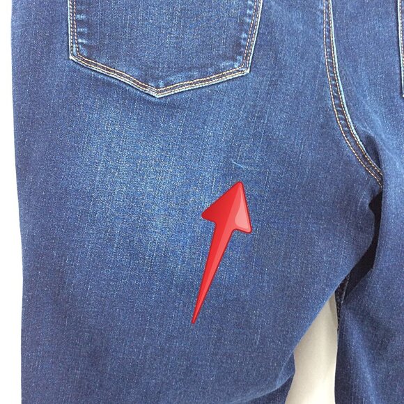 Maurices Ankle Skinny Jeans Womens Size 22W Short Pull On Comfort Waistband - Picture 10 of 11